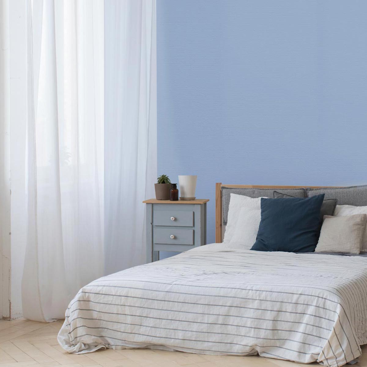 Обои флизелиновые VEROL Голубые 106х10 м метровые однотонные 27-ФОК-001-10 3799₽