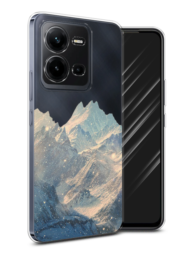 

Чехол Awog на Vivo V25 / Виво V25 "Горы арт 2", Серый, ok