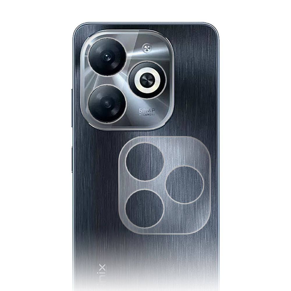 

Стекло защитное гибридное Krutoff для камеры INFINIX Smart 8 Pro (2шт.)