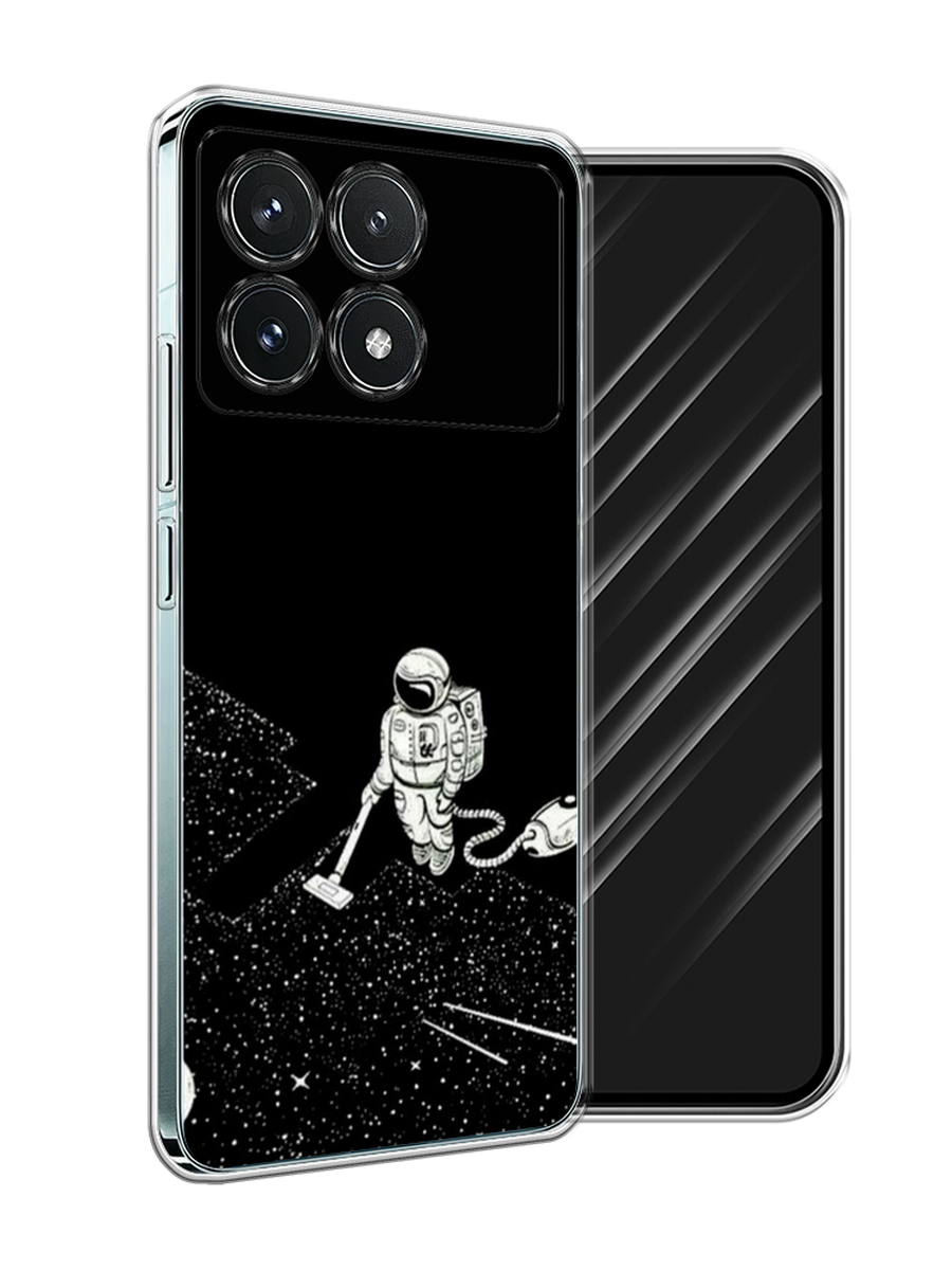

Чехол Awog на Xiaomi Redmi K70 Pro 5G "Космонавт с пылесосом", Белый, 320750-1