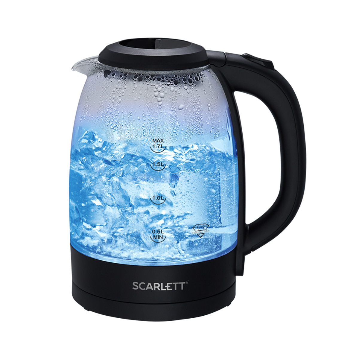 Чайник электрический Scarlett SC-EK27G11 1.7 л черный