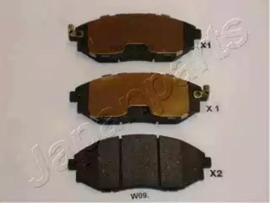

Тормозные колодки Japanparts PAW09AF