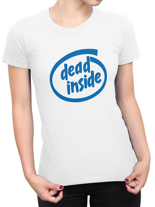 фото Футболка женская dream shirts я мертв внутри - i'm dead inside белая 2xl