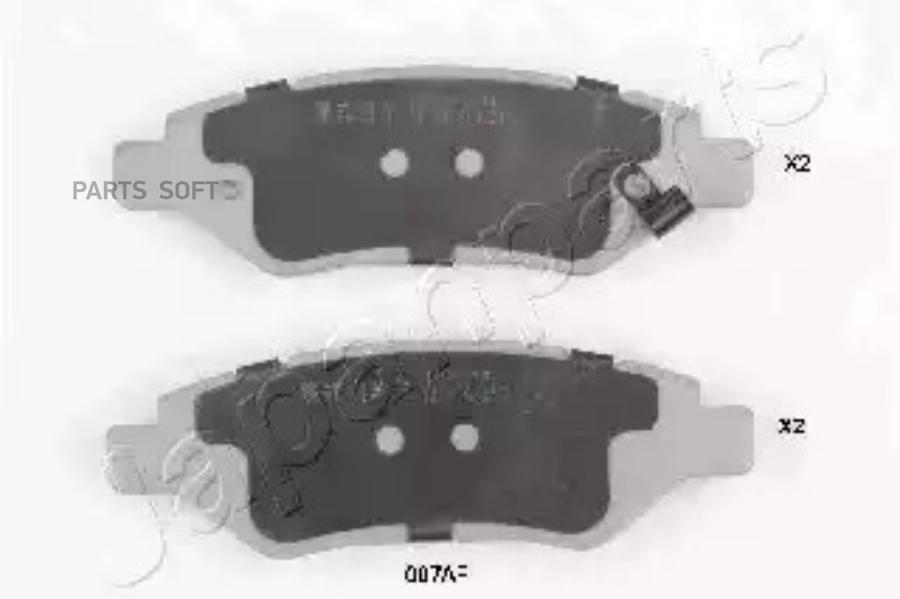 

Тормозные колодки Japanparts PP007AF