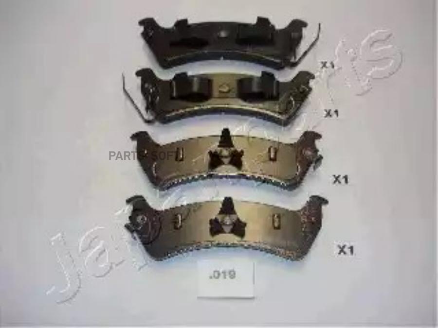 

Тормозные колодки Japanparts PP019AF