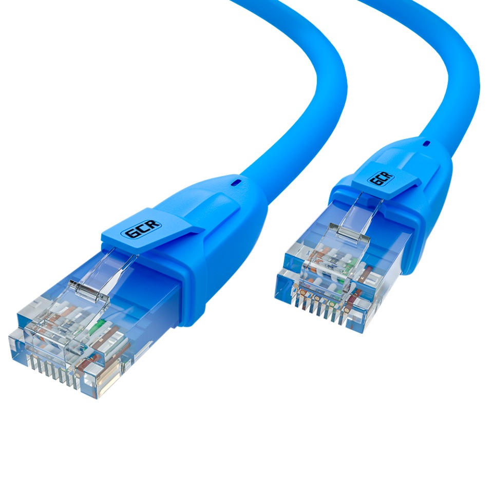 

Кабель GCR RJ45-RJ45 M-M Blue (GCR-52400)