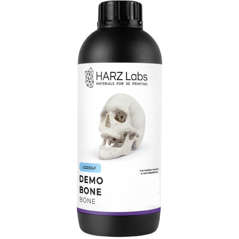 

Фотополимерная смола HARZ Labs Demo Bone (Белый, 1 л), Demo Bone