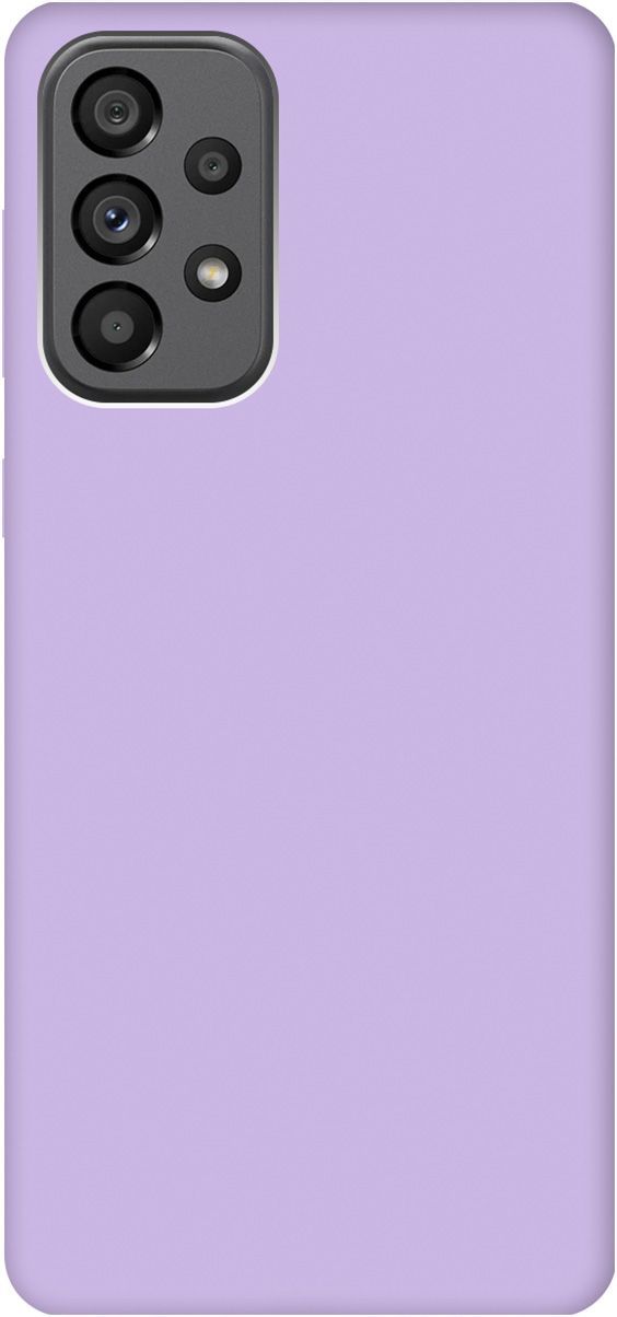 

Силиконовый чехол на Samsung Galaxy A73 5G Silky Touch Premium сиреневый, Фиолетовый, 10586