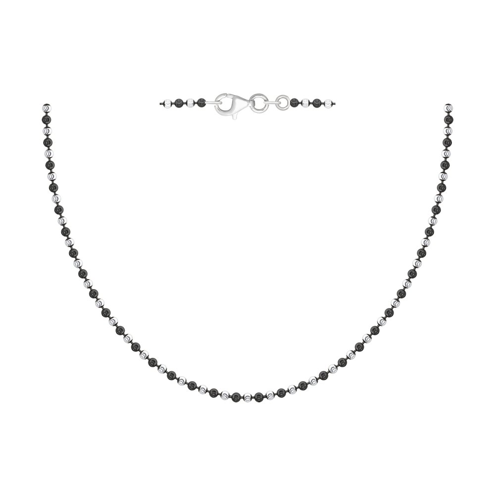 

Бусы из серебра 45 см SOKOLOV 94074449, 94074449