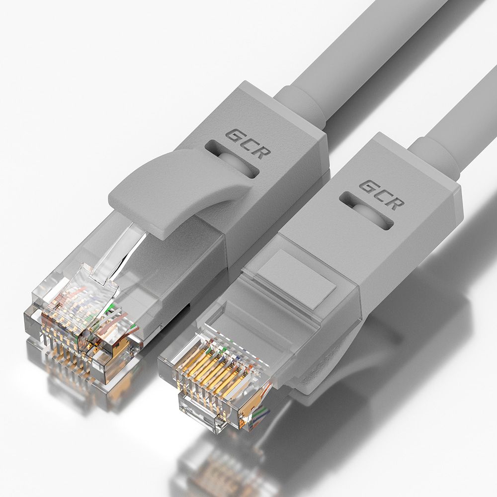 фото Кабель gcr rj45-rj45 m-m grey (gcr-51513)