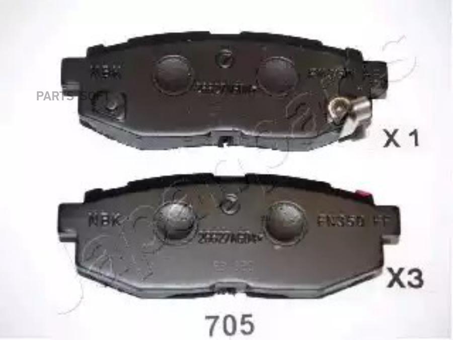 

Тормозные колодки Japanparts PP705AF