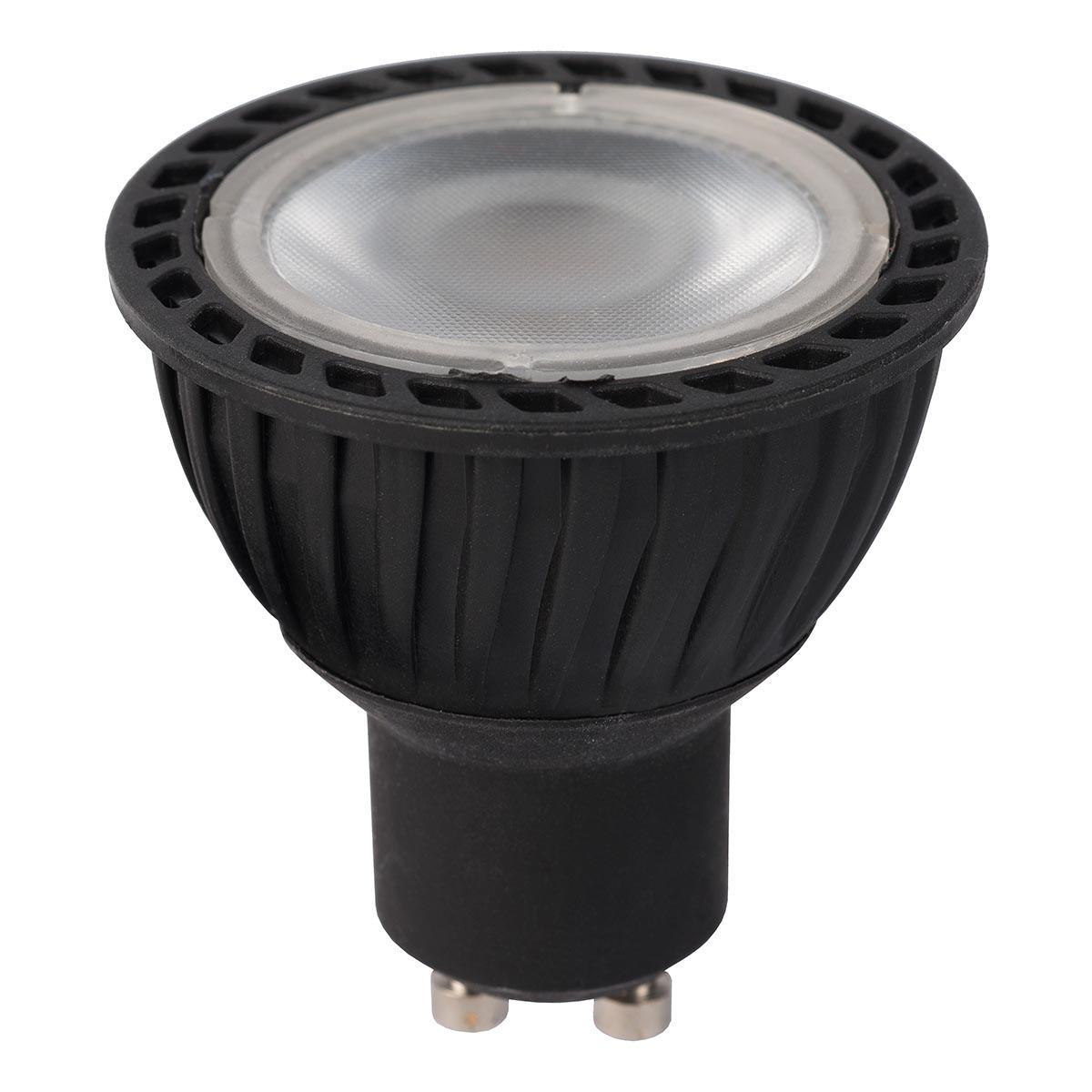 

Лампа светодиодная диммируемая Lucide GU10 5W 2200K черная 49010/05/30, 49010/05/30