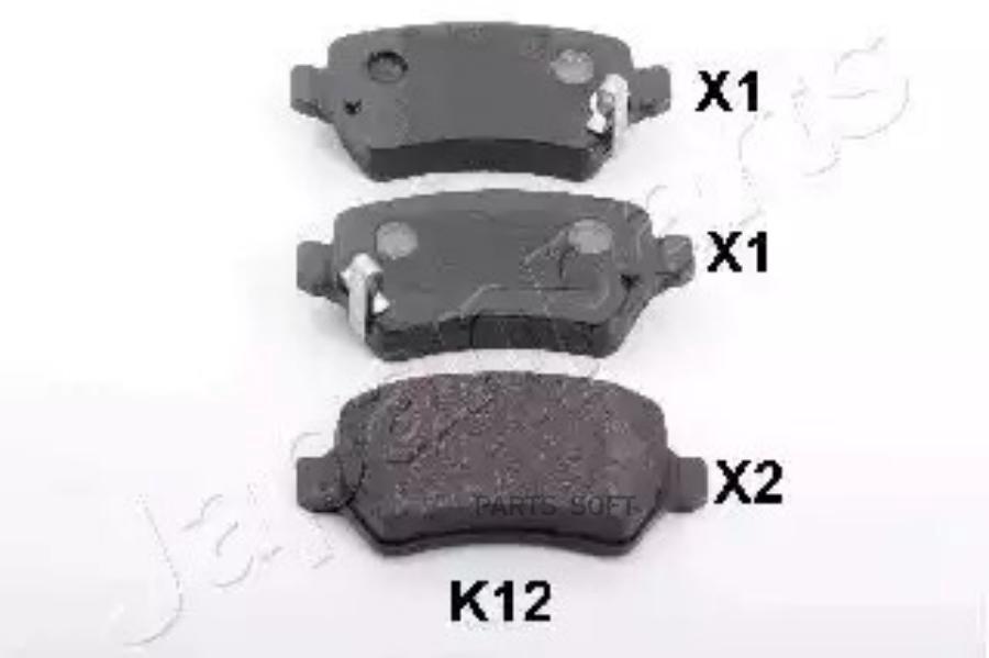

Тормозные колодки Japanparts PPK12AF