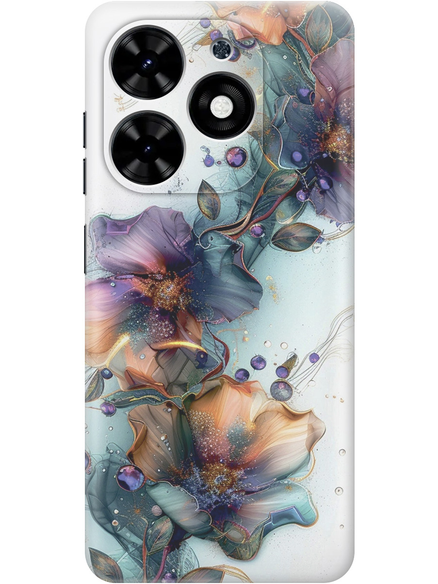 

Силиконовый чехол на Tecno Spark Go 2024/Spark 20/20C/Pop 8 с принтом 784793, Прозрачный;белый;зеленый, 777768810