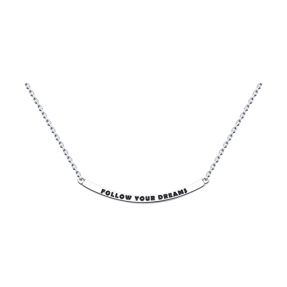 

Колье из серебра с эмалью 45 см Diamant 94-170-01150-1, 94-170-01150-1