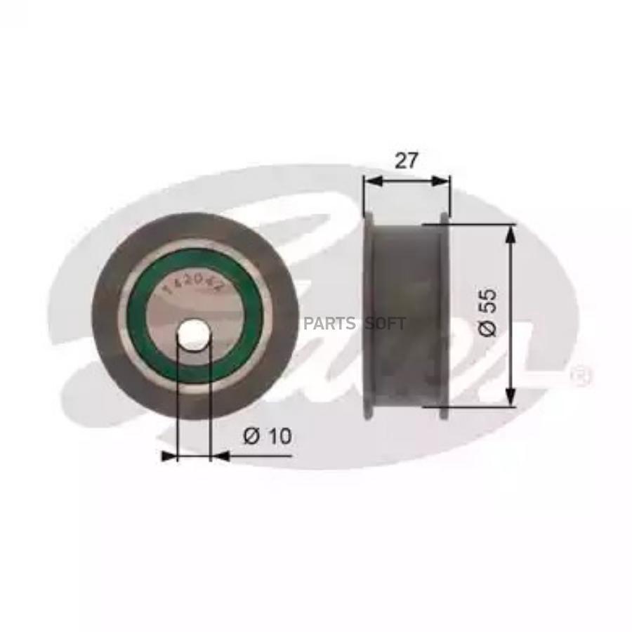 

GATES Ролик ремня ГРМ GATES T42042A