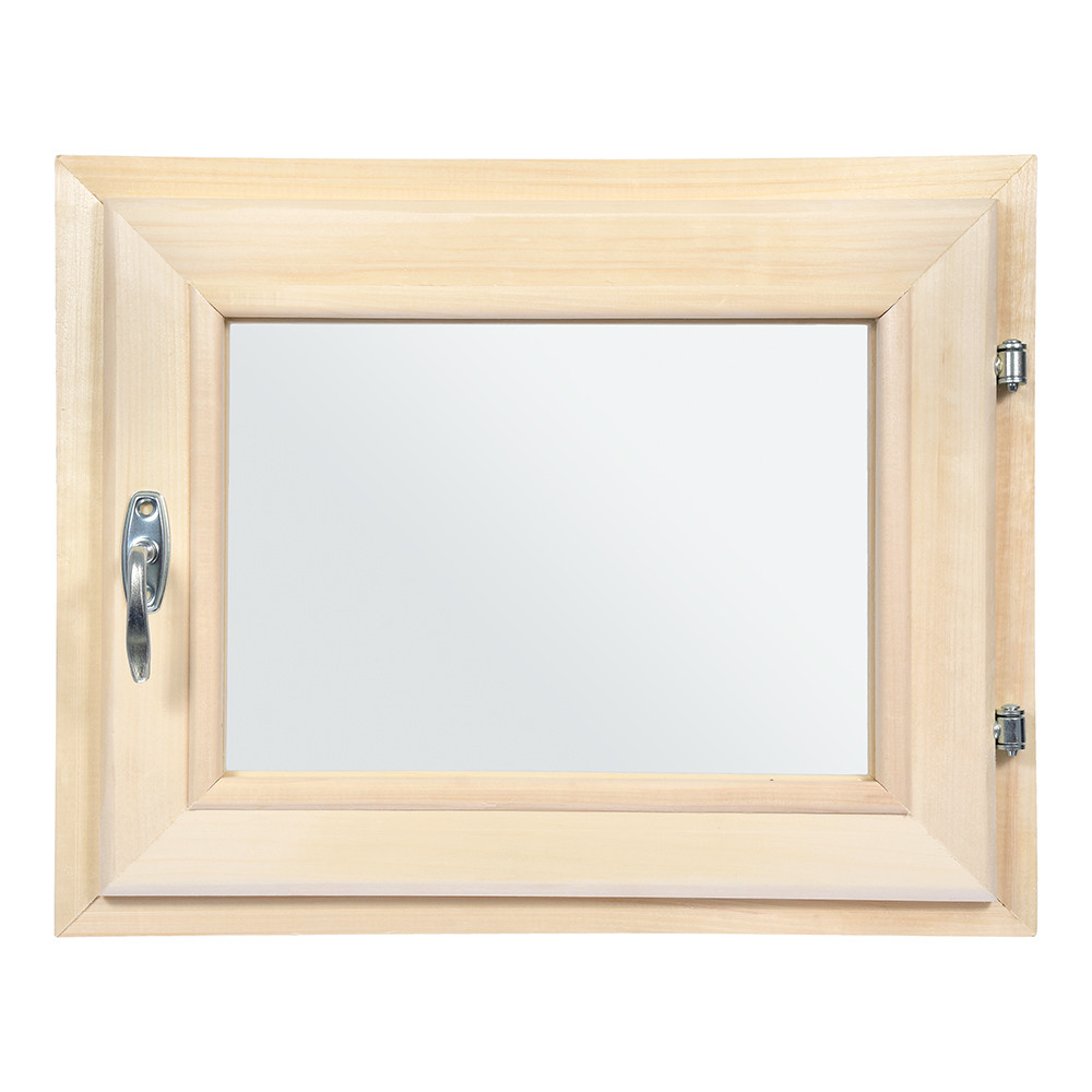 

Форточка в парную Банные штучки, со стеклопакетом, с ручкой, затвором, петлями, 40x50 см