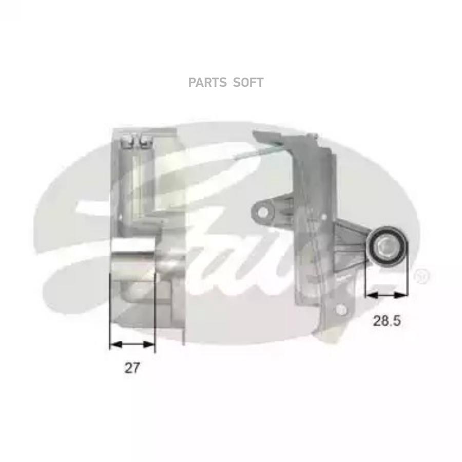 

GATES Ролик ремня ГРМ GATES T43028