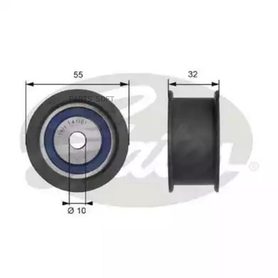 

GATES Ролик ремня ГРМ GATES T41101