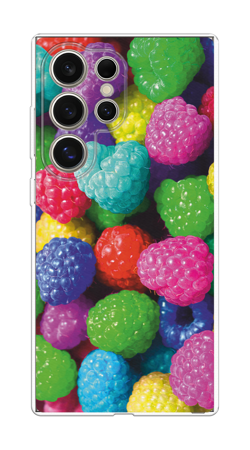 

Чехол на Samsung Galaxy S25 Ultra "Леденцовая малина", Фиолетовый;розовый;зеленый, 2110550-1