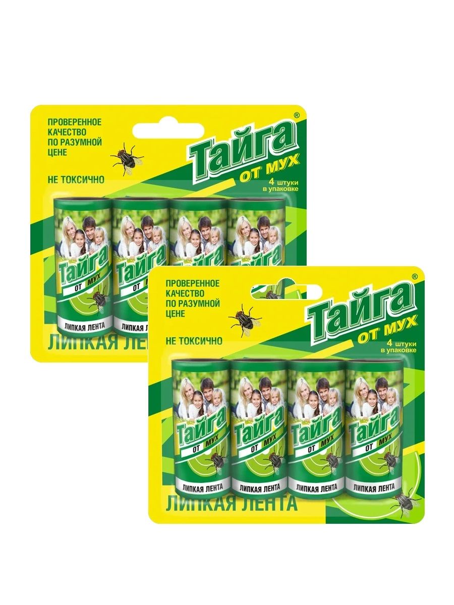 

Липкая лента для насекомых Тайга 92079 4 шт.