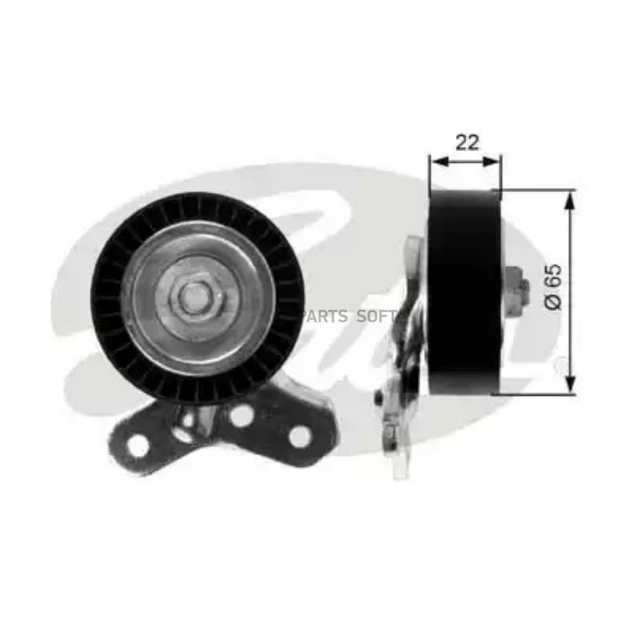 

GATES Ролик ручейкового ремня GATES T36106