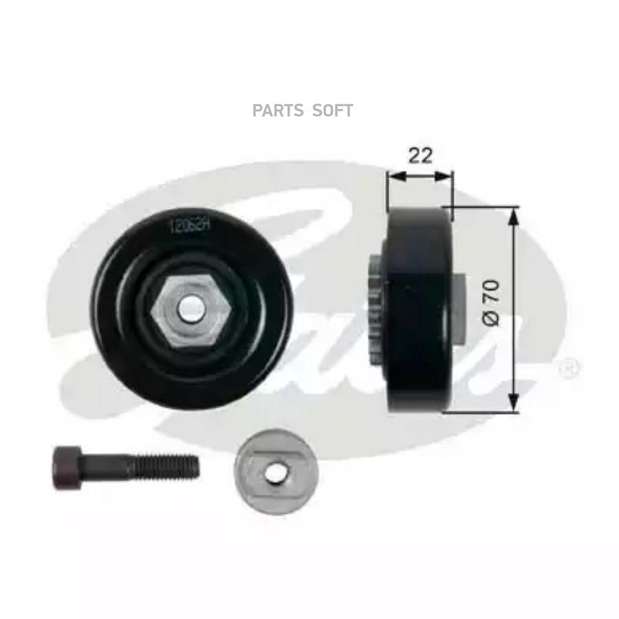 

GATES Ролик ручейкового ремня GATES T36408