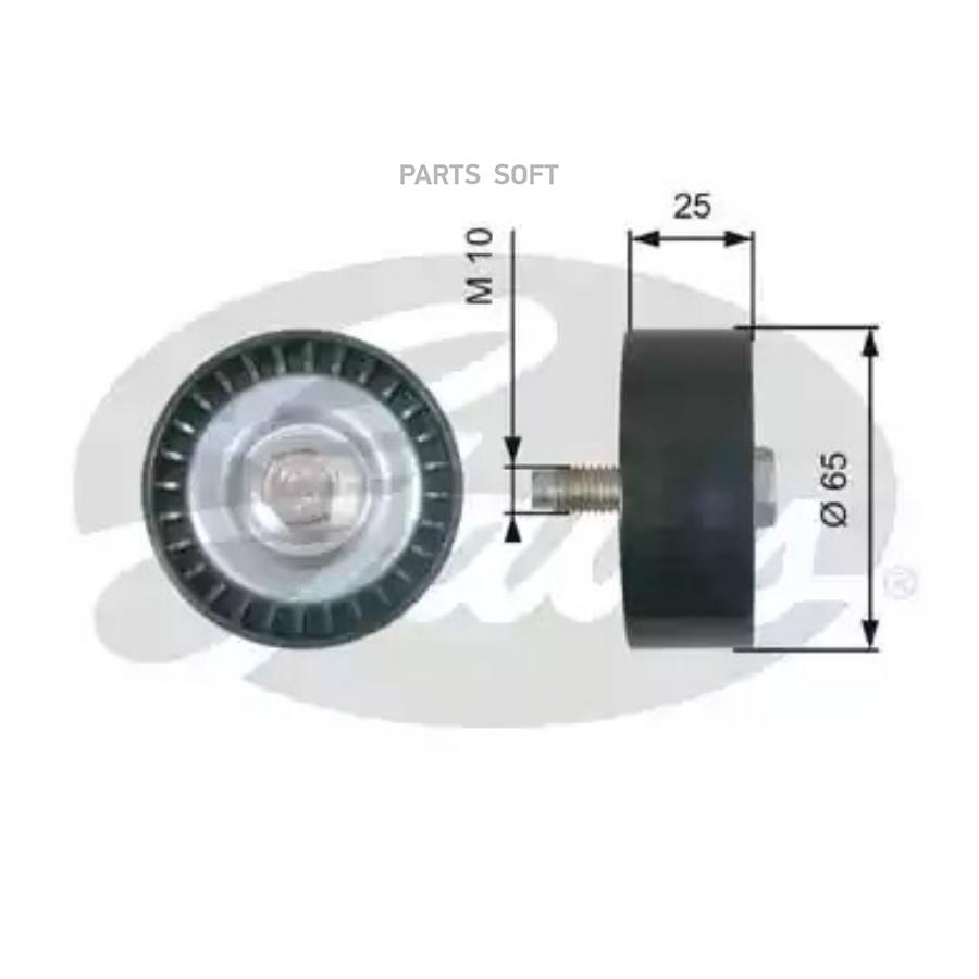 

GATES Ролик ручейкового ремня GATES T36322