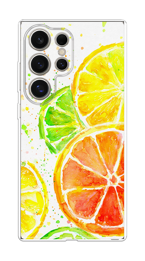 

Чехол на Samsung Galaxy S25 Ultra "Цитрусовые", Белый;желтый;красный;зеленый, 2110550-1