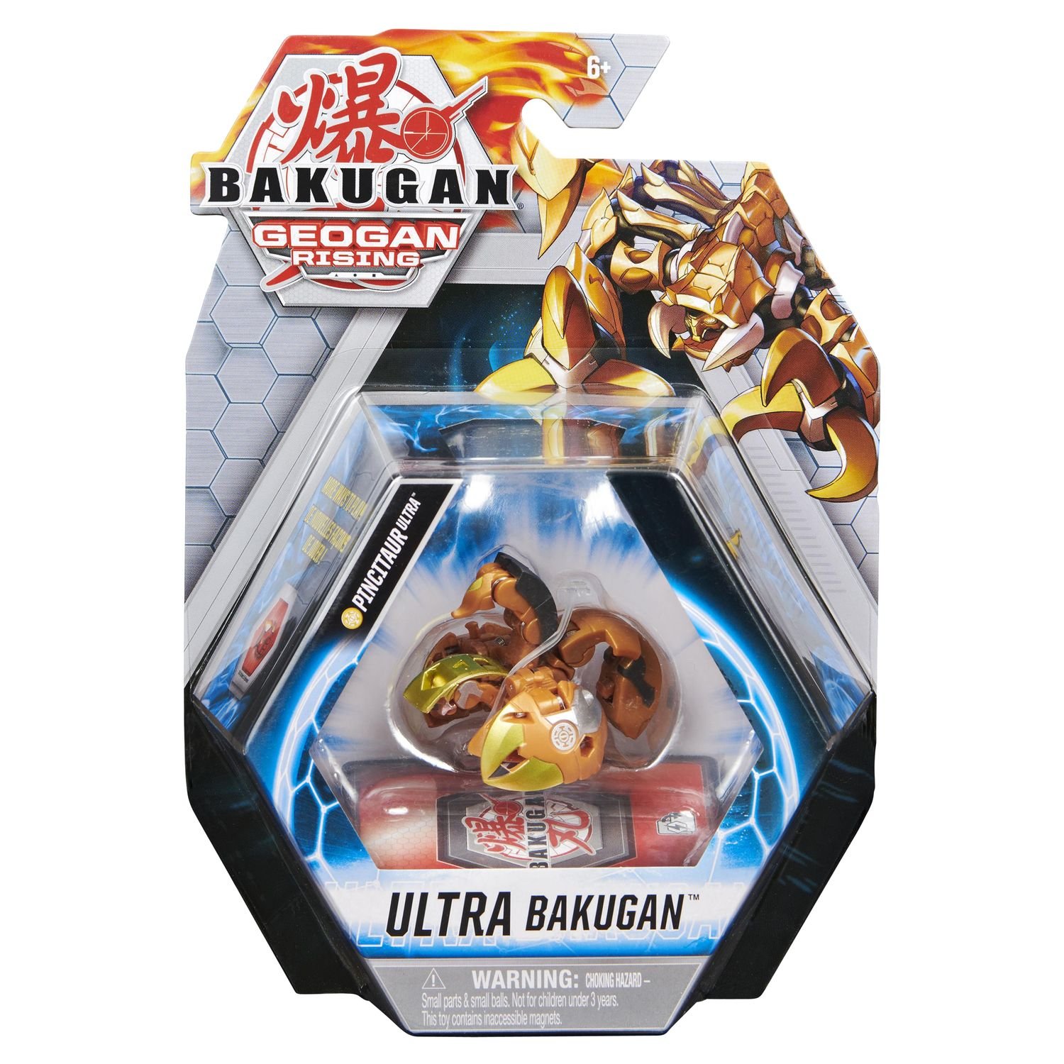 Фигурка-трансформер Bakugan S3 Ультра Pincitaur Gold 6061538/20132904 bakugan фигурка трансформер сезон 3 fennega 6061459 20129963