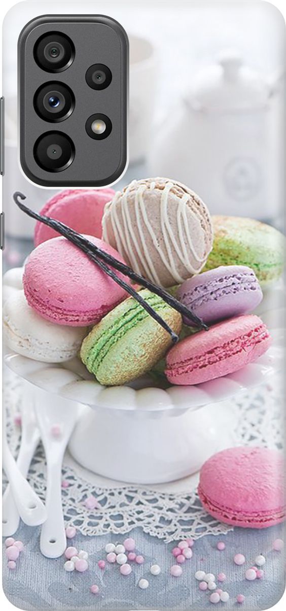 

Силиконовый чехол на Samsung Galaxy A73 5G с принтом "Из Парижа", Белый;зеленый, 10555