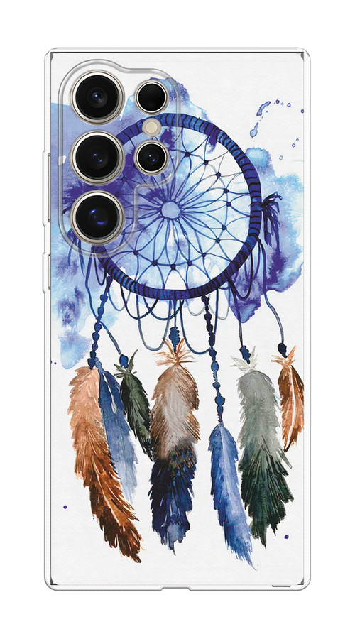 

Чехол на Samsung Galaxy S25 Ultra "Ловец снов 1", Коричневый;синий, 2110550-1