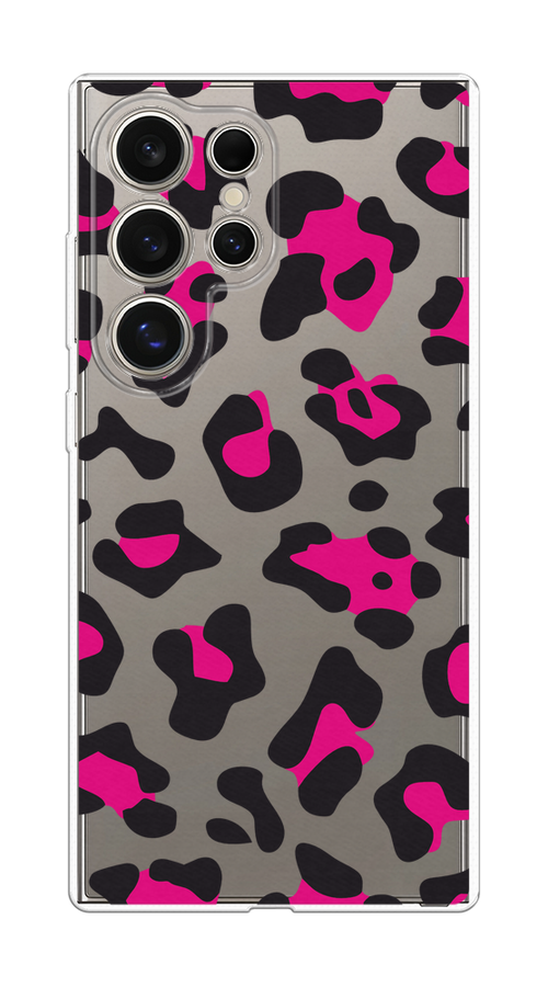 

Чехол на Samsung Galaxy S25 Ultra "Pink cow spots", Черный;розовый, 2110550-1