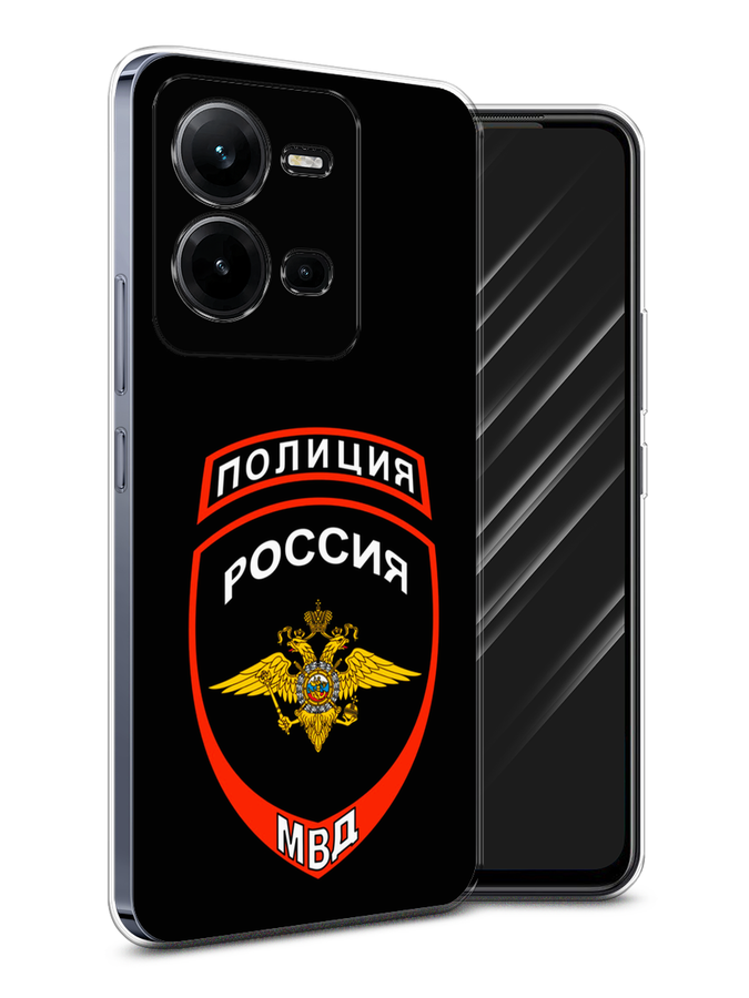 

Чехол Awog на Vivo V25e / Виво V25e "Полиция шеврон", Черный;красный;белый, ok