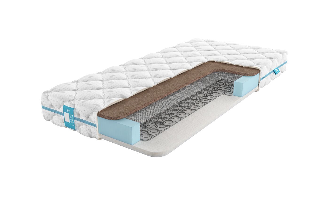 

Матрас PROMTEX Rest Cocos Strutto 160x190, Белый, Rest Cocos Strutto