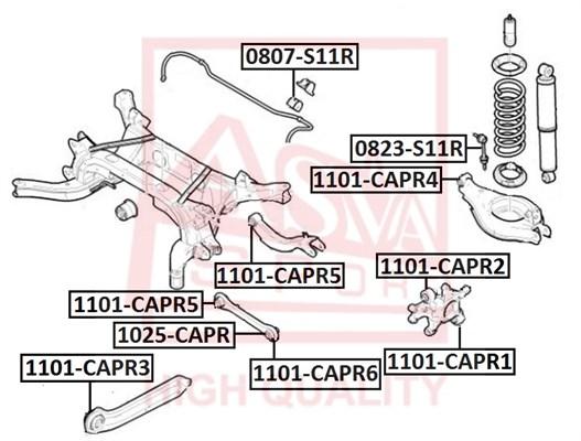 

Сайлентблок Заднего Нижнего Поперечного Рычага Внутренний Chevrolet Captiva 2006-Opel Anta