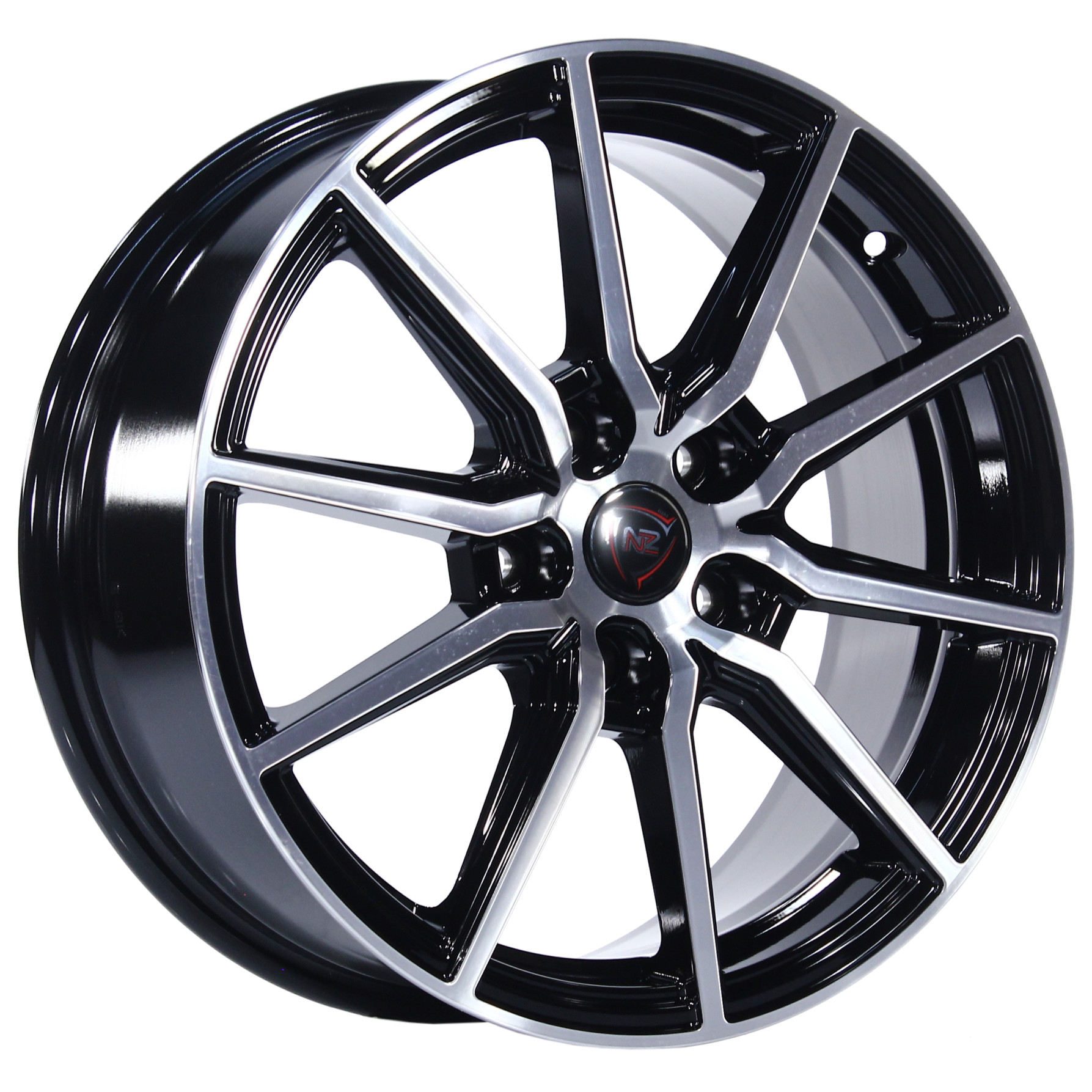 

Колесный диск NZ R-03 BKF 7xR17 ET40 5*112 D57.1, Черный;серебристый