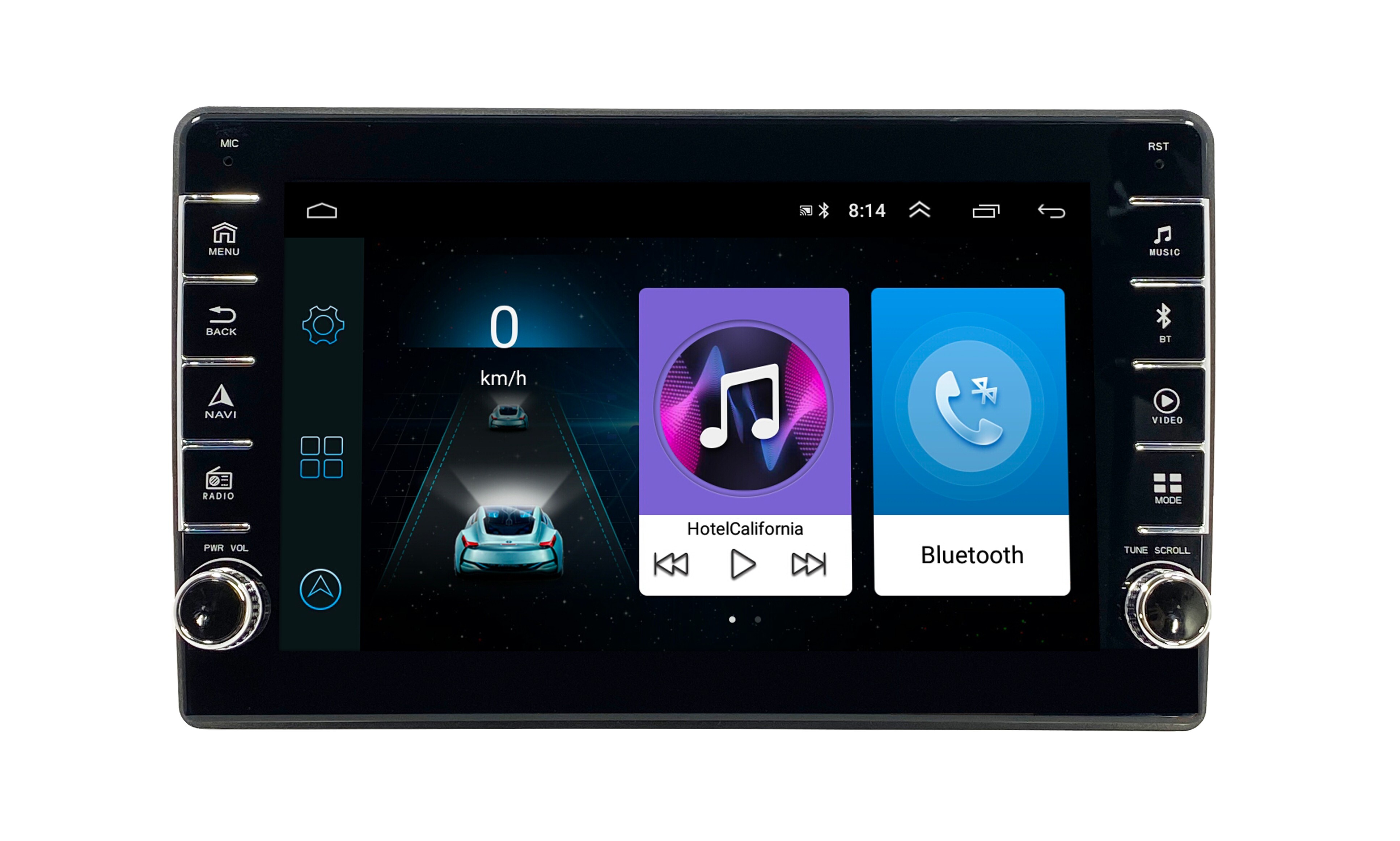 Автомагнитола ANDROID Volkswagen EOS 2006-2015, Android 12, 2/16GB, с крутилками / Мультир