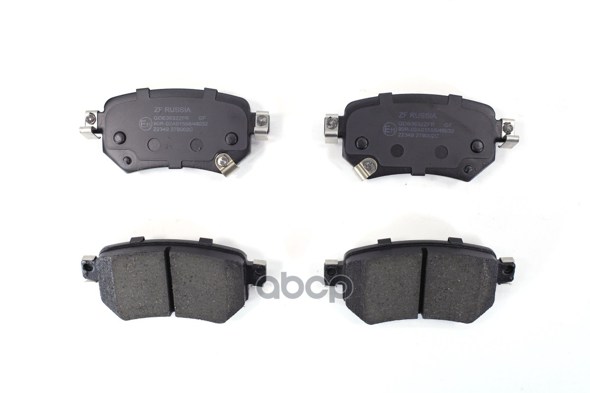 

Тормозные колодки ZFR дисковые GDB3632ZFR