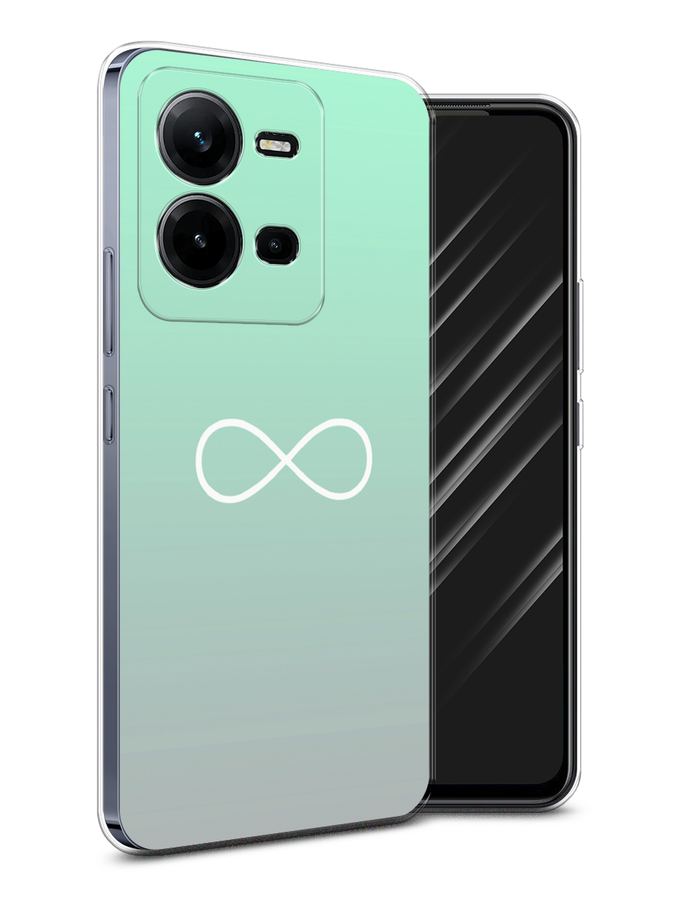 

Чехол Awog на Vivo V25e / Виво V25e "Бесконечность от Тиффани", Голубой, ok