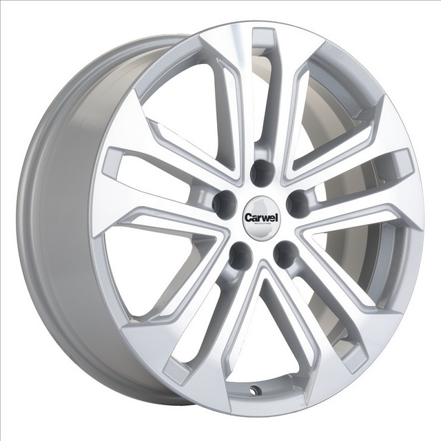 

Колесный диск Carwel Куж 1803 7.0x18/5x114.3 D66.5 ET37, Серебристый
