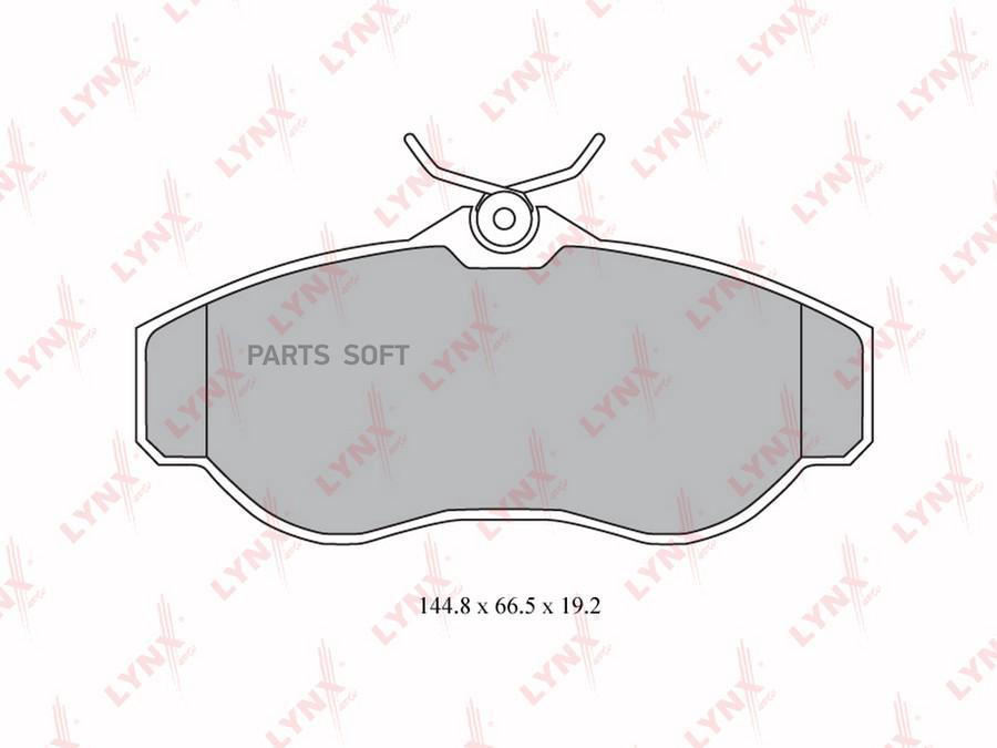 

Колодки торм.пер.LAND ROVER DISCOEVRY 2.5D-4.0 98-04 / RANGE ROVER 2.5D-4.6 94-02