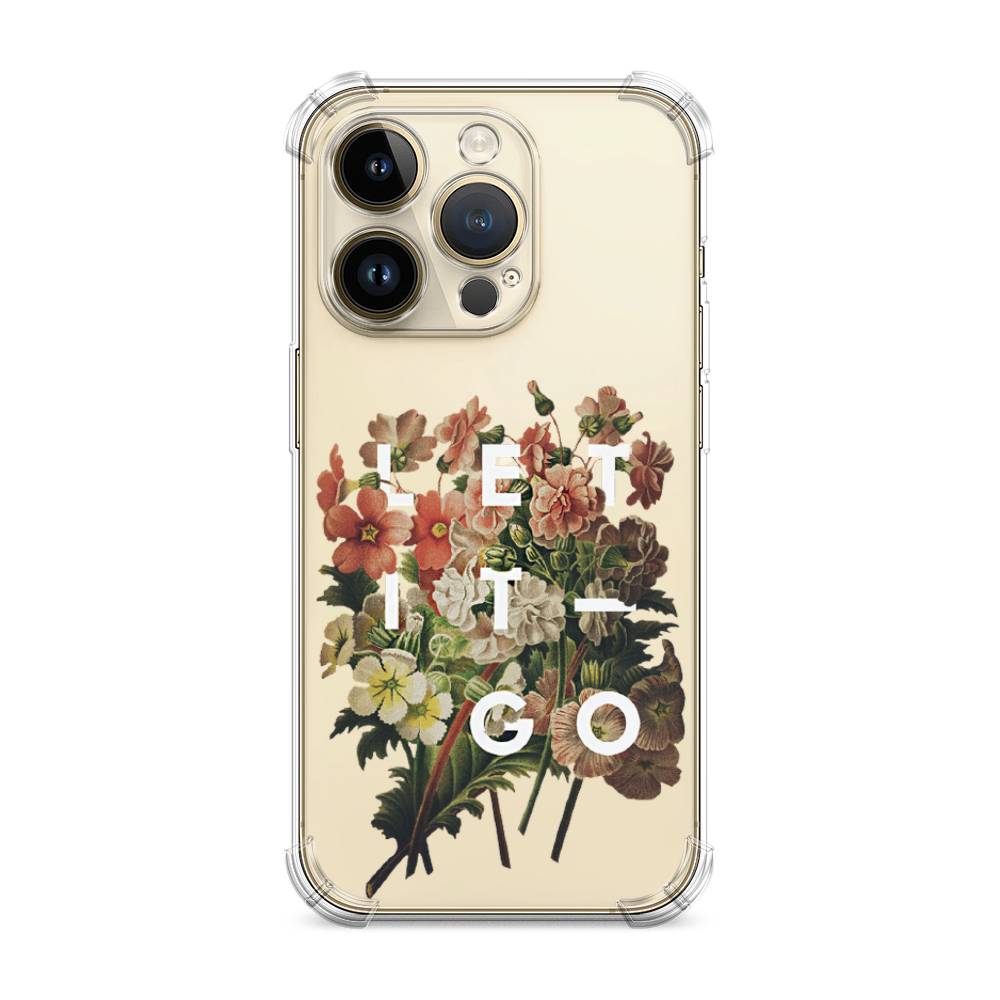 

Чехол Awog на Apple iPhone 14 Pro / Айфон 14 Про "Let it Go", Зеленый, 15251-1