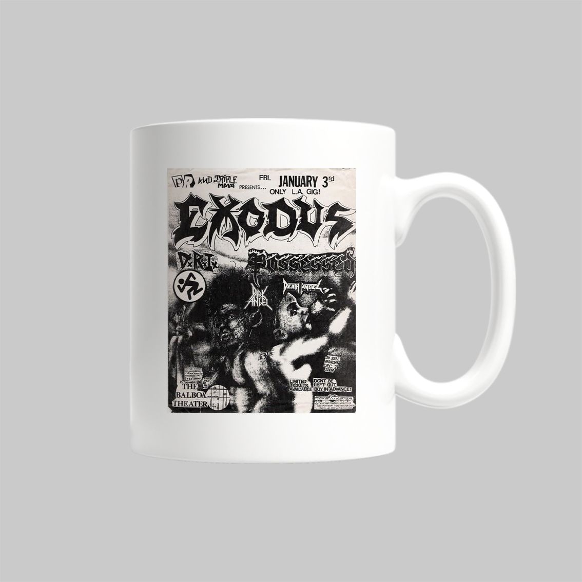 

Кружка Exodus Эксодус рок атрибутика панк