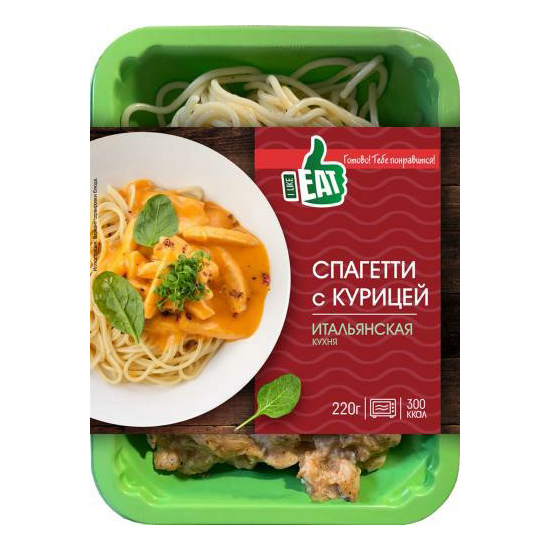 Спагетти Like2Eat с курицей 250 г