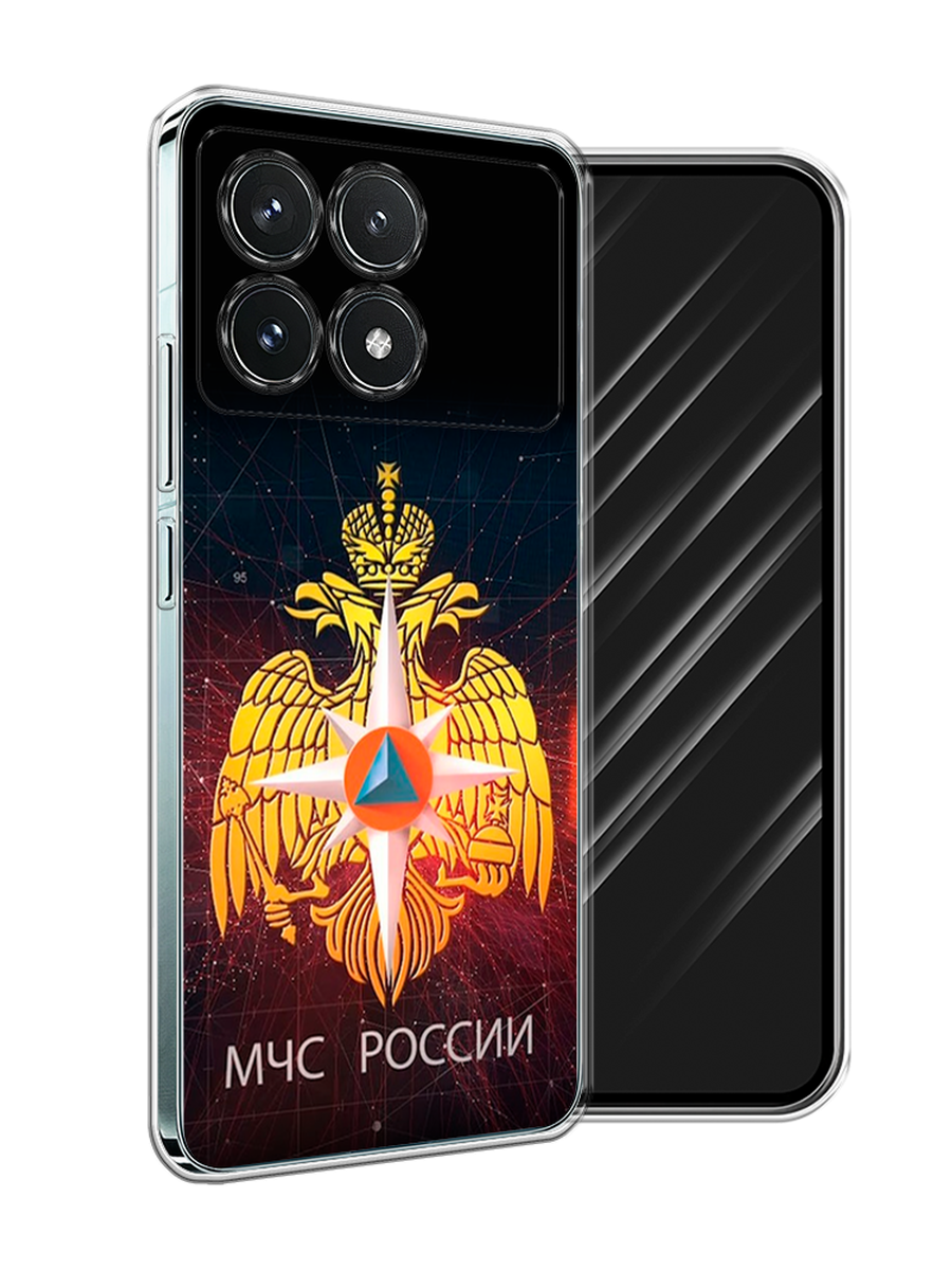 

Чехол Awog на Xiaomi Redmi K70 5G "МЧС России", Черный;желтый;красный, 320850-1