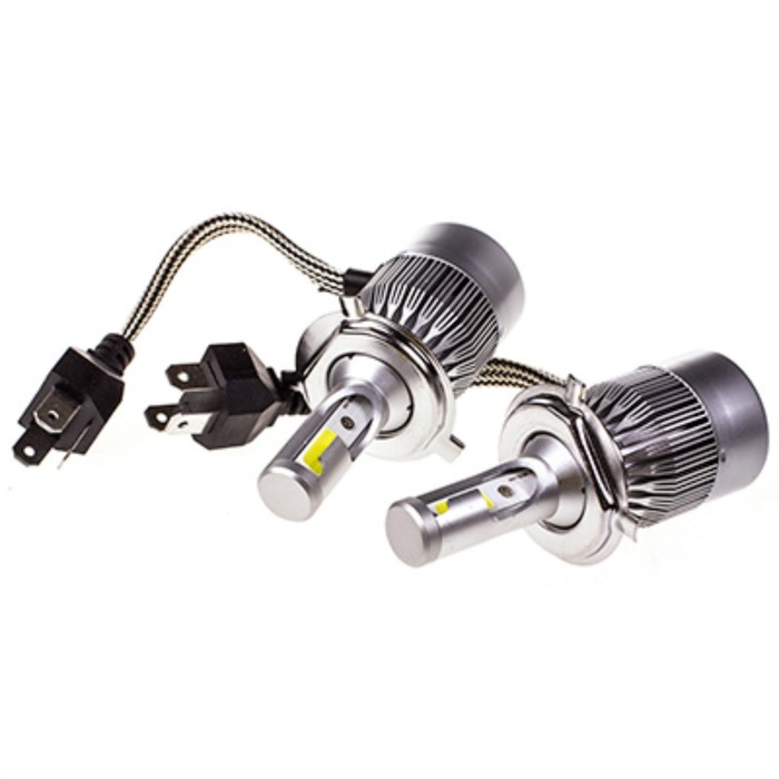 

Автолампа-LED H4(C6) 12/24В 26Вт 6000K 4000Lm Skyway 2 шт радиатор+вентил. охл S08701003