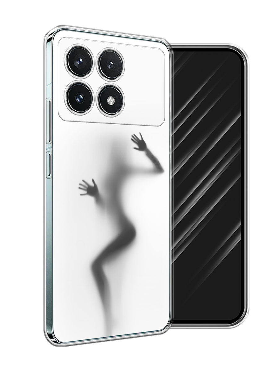 

Чехол Awog на Xiaomi Redmi K70 5G "Девушка в душе", Серый;белый;черный, 320850-1