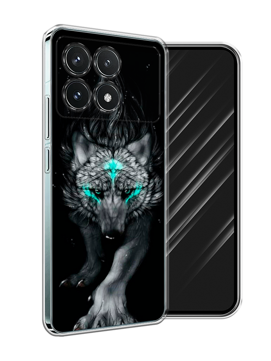 

Чехол Awog на Xiaomi Redmi K70 5G "Волшебный волк", Черный;серый, 320850-1