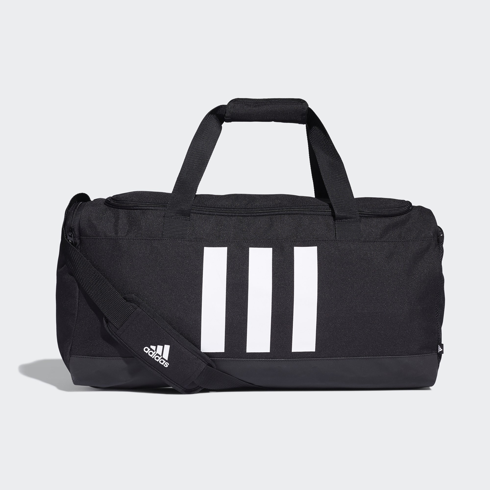 фото Дорожная сумка унисекс adidas 3s duffle m черная, 27х29х10 см